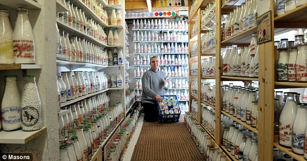 crazy collections - milk bottles