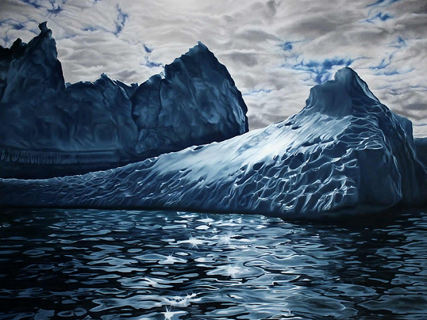 Zaria Forman - greenland series (2)