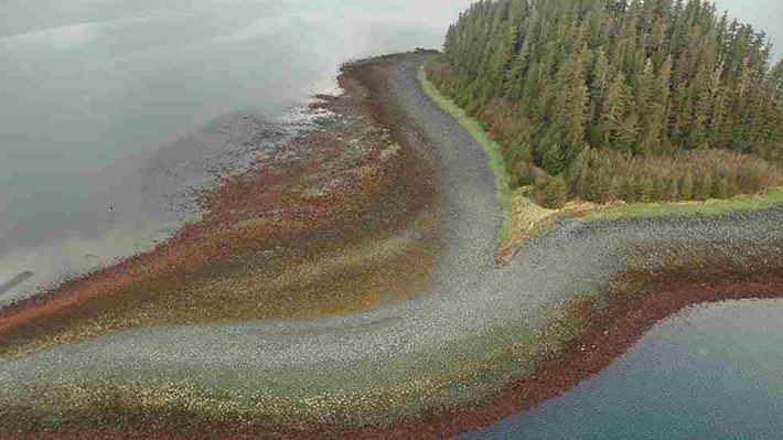 heart-shaped islands - island near port chalmers alaska