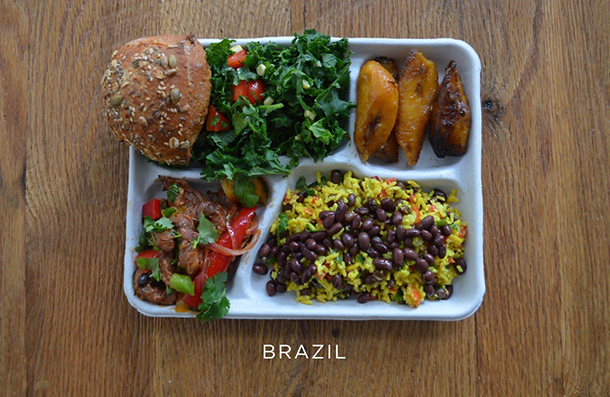 school lunches from around the world - brazil