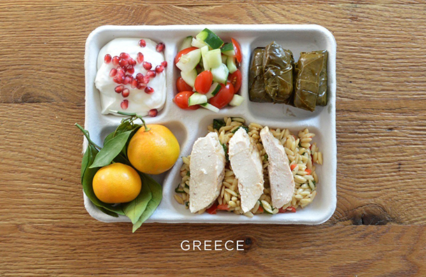 school lunches from around the world - greece