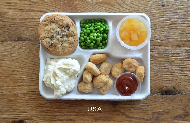school lunches from around the world - usa
