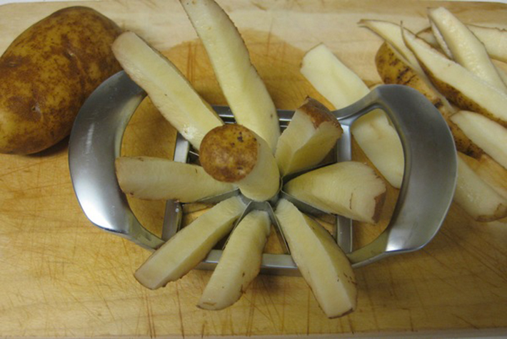 food hacks - fries apple slicer