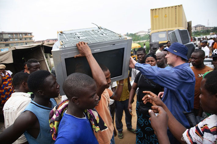 Electronic waste export to Nigeria.