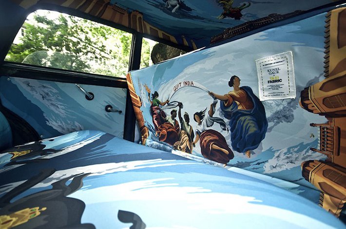 mumbai taxi turned into artwork 3
