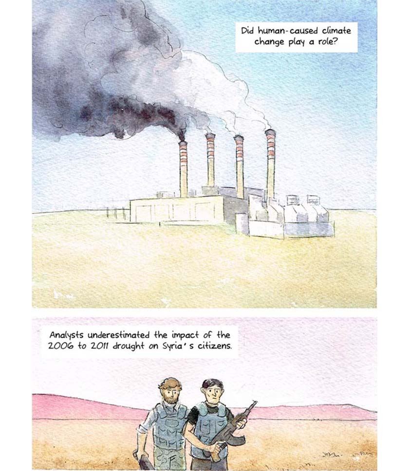 syria climate conflict - comic strip 11