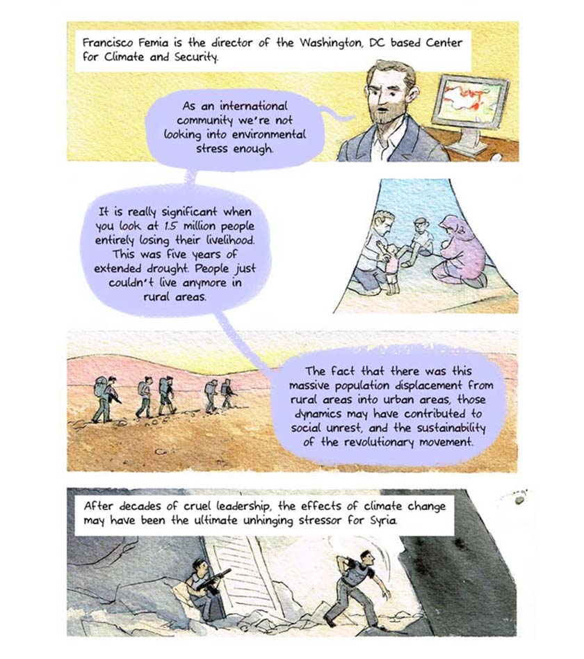 syria climate conflict - comic strip 12