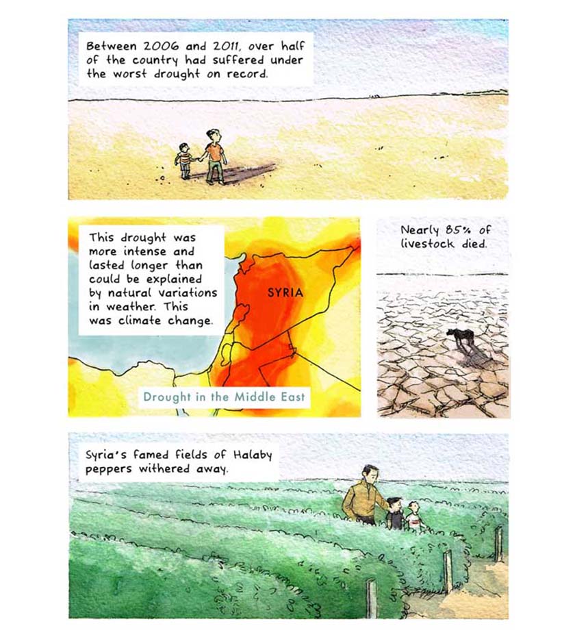 syria climate conflict - comic strip 2