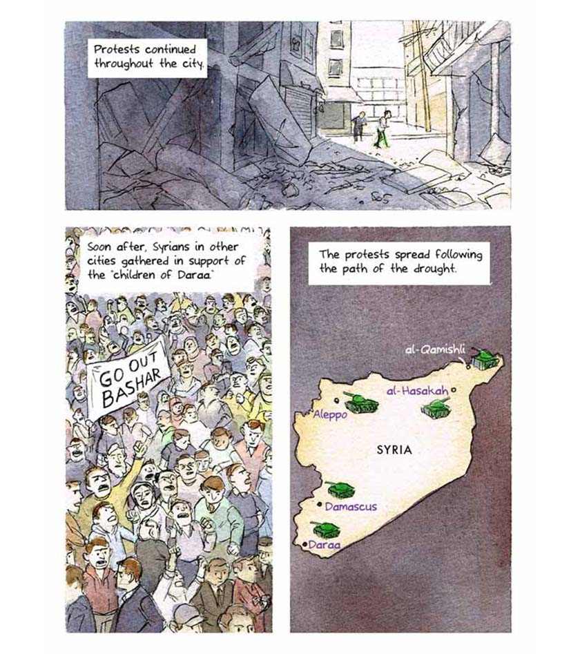 syria climate conflict - comic strip 8