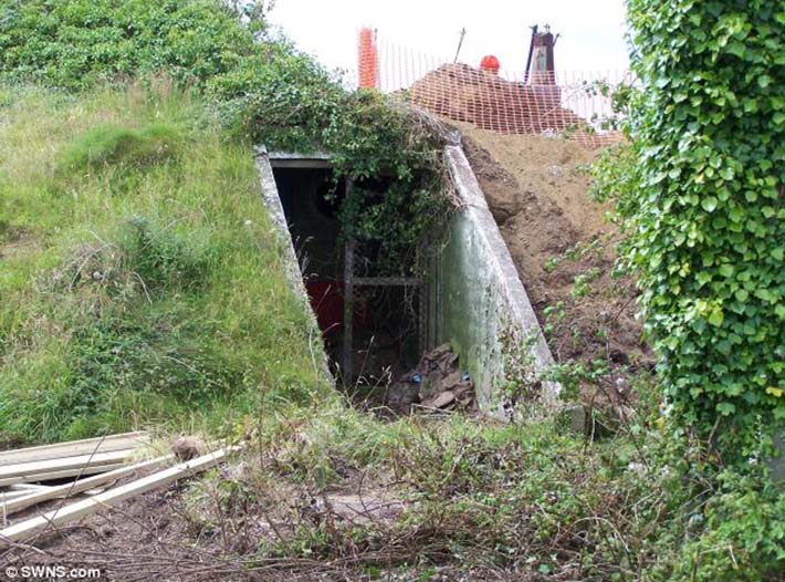 wwII bunker converted into a bungalow 8