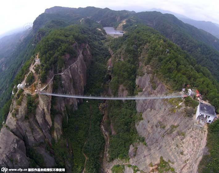 glass suspension bridge - china 10