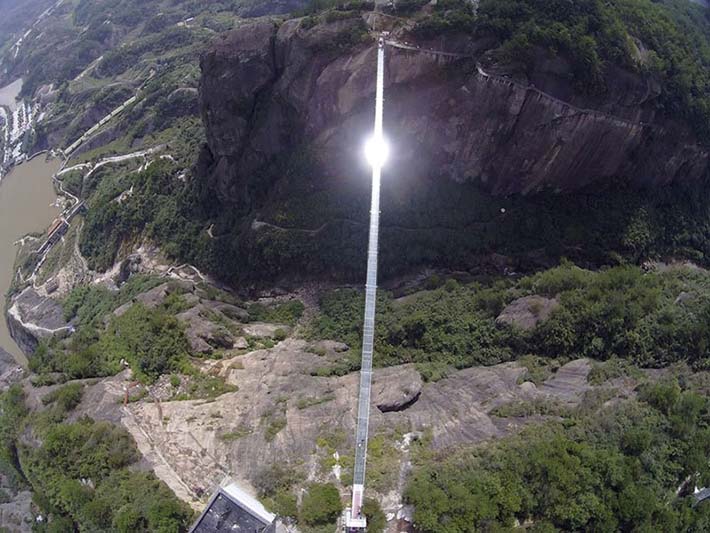 glass suspension bridge - china 9