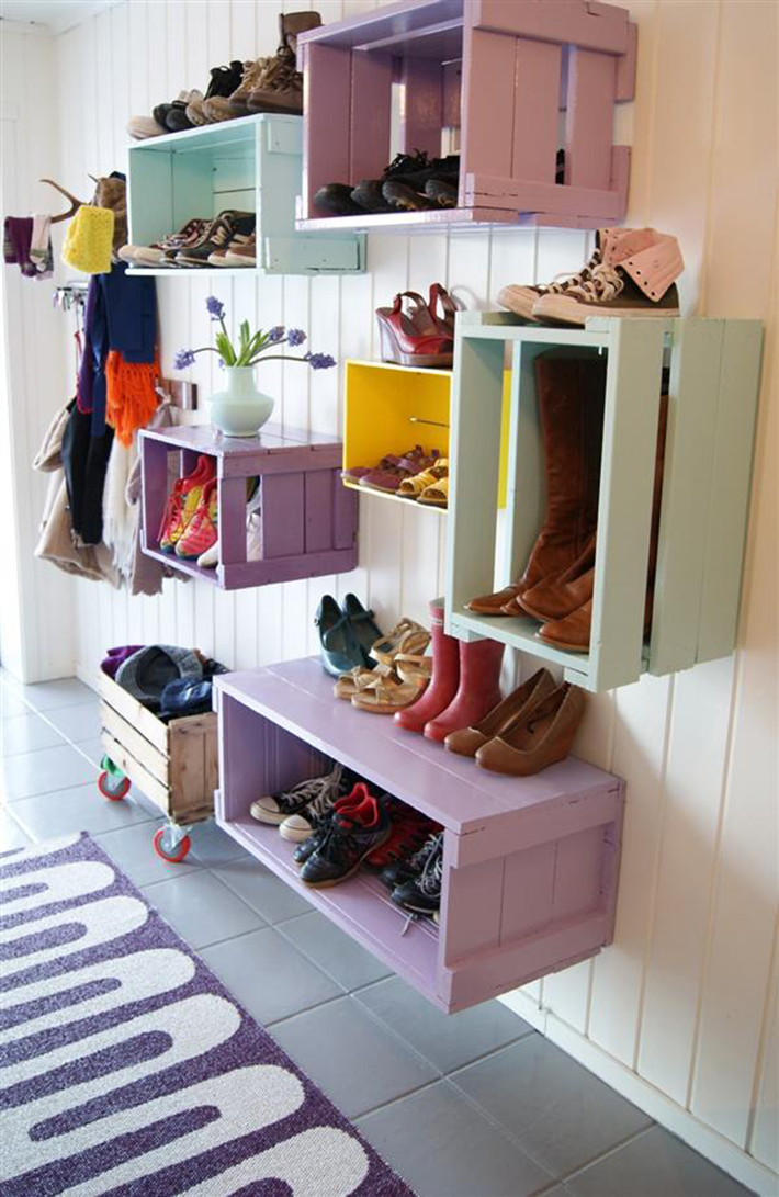 shoe storage diy ideas 5