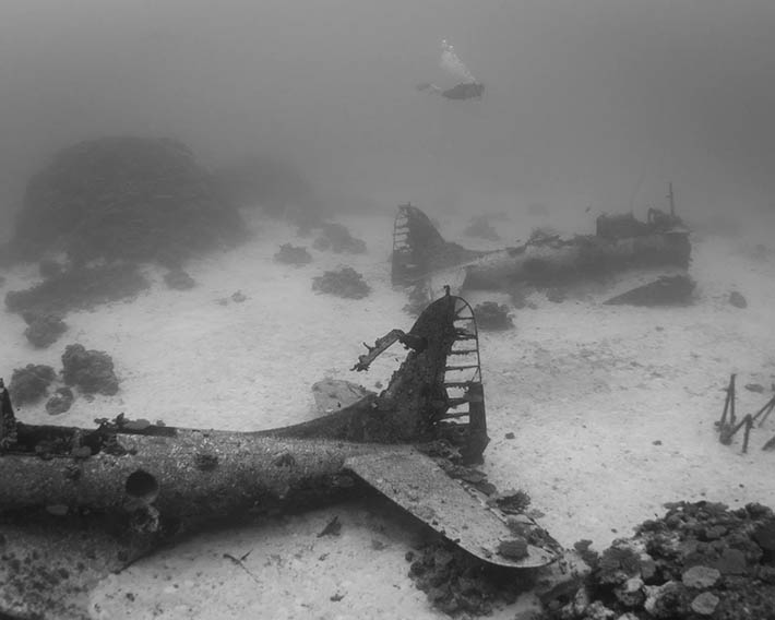 wwII planes underwater graveyard 1