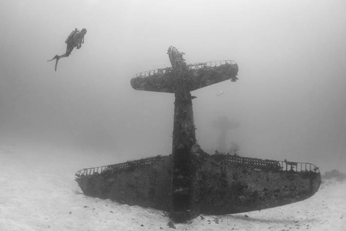 wwII planes underwater graveyard 5