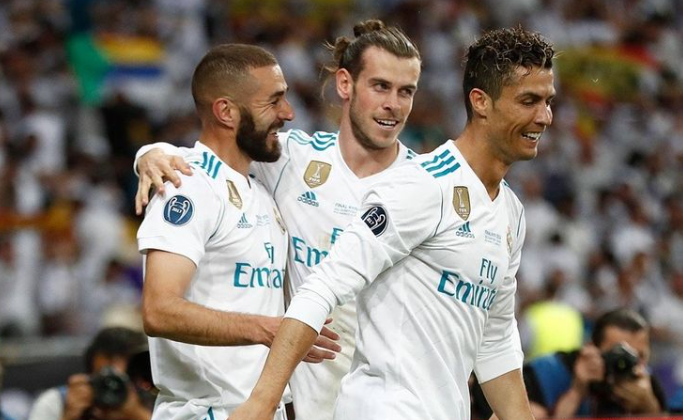 Gareth Bale Karim Benzema Cristiano Ronaldo