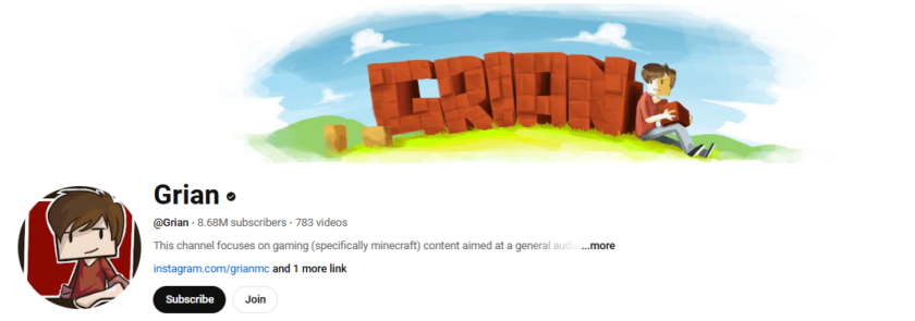 Grian Minecraft YouTubers